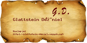 Glattstein Dániel névjegykártya